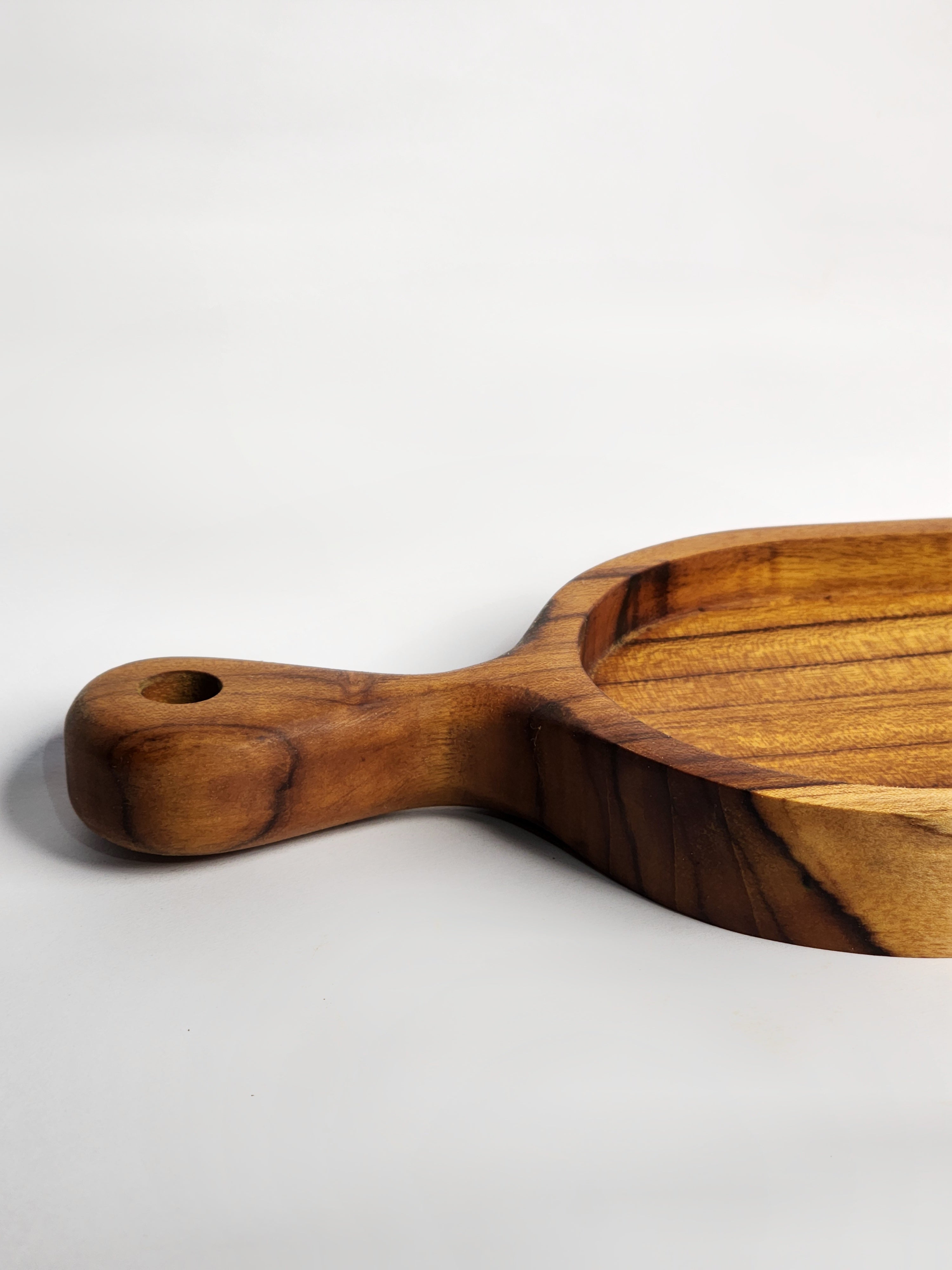 Oval Carved Wooden Serving Board