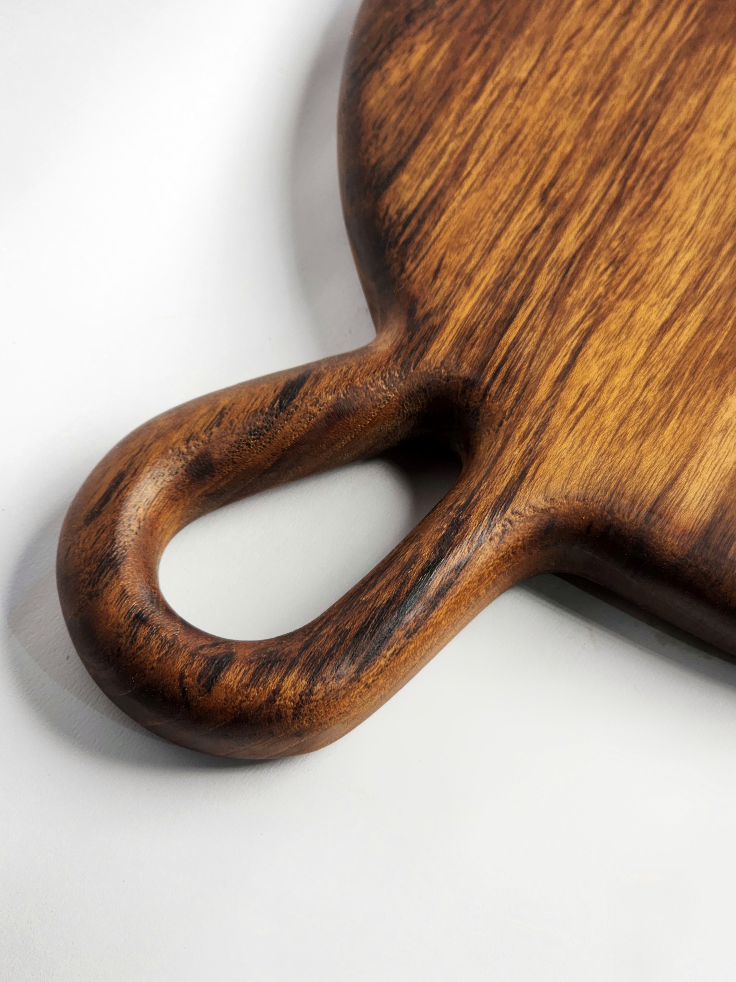 Round Wooden Serving & Cutting Board