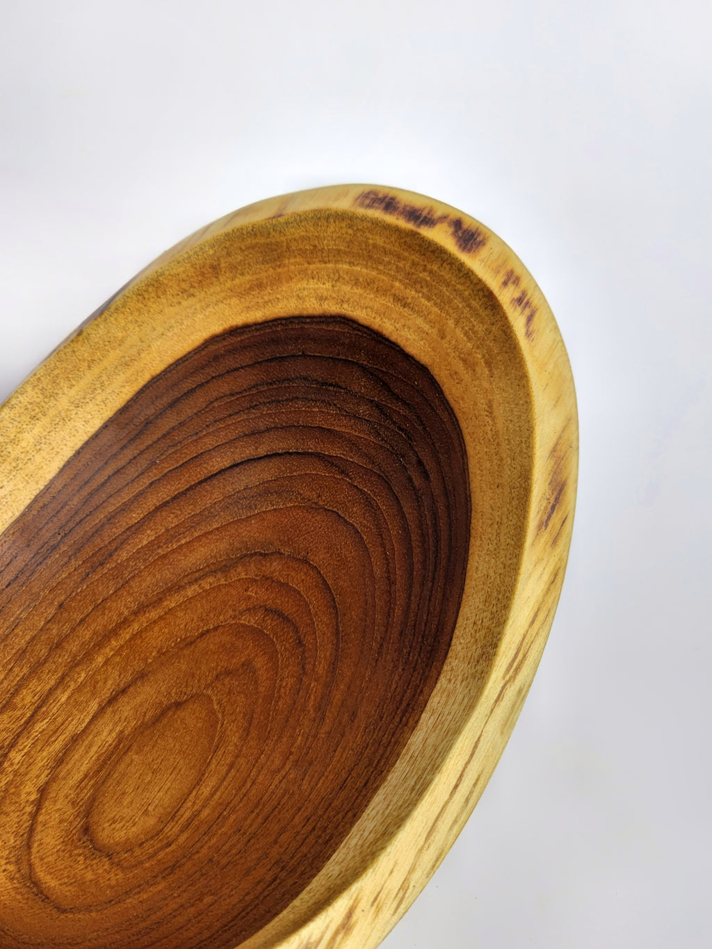 Mini Raised Wooden Fruit Bowl