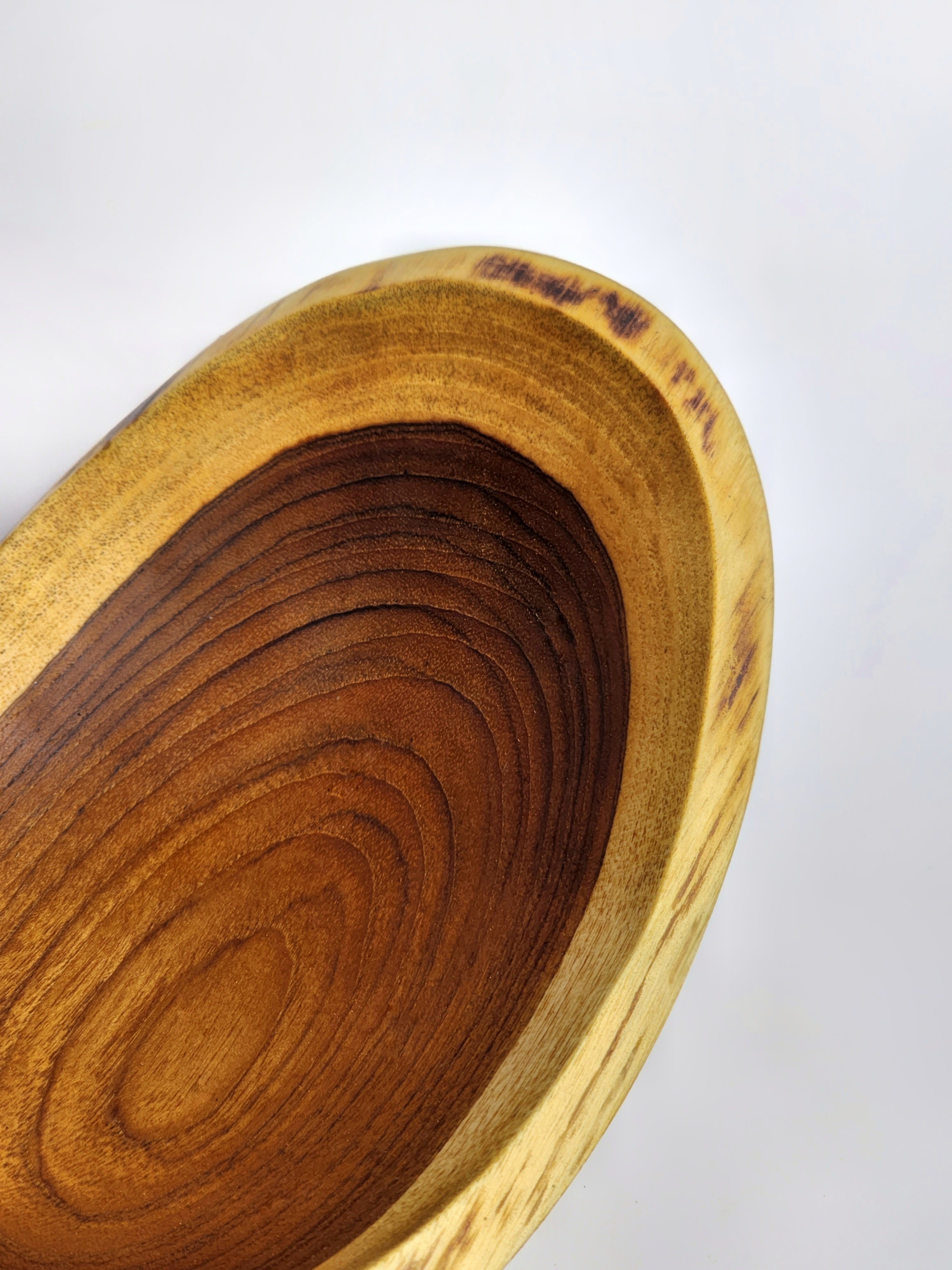 Mini Raised Wooden Fruit Bowl