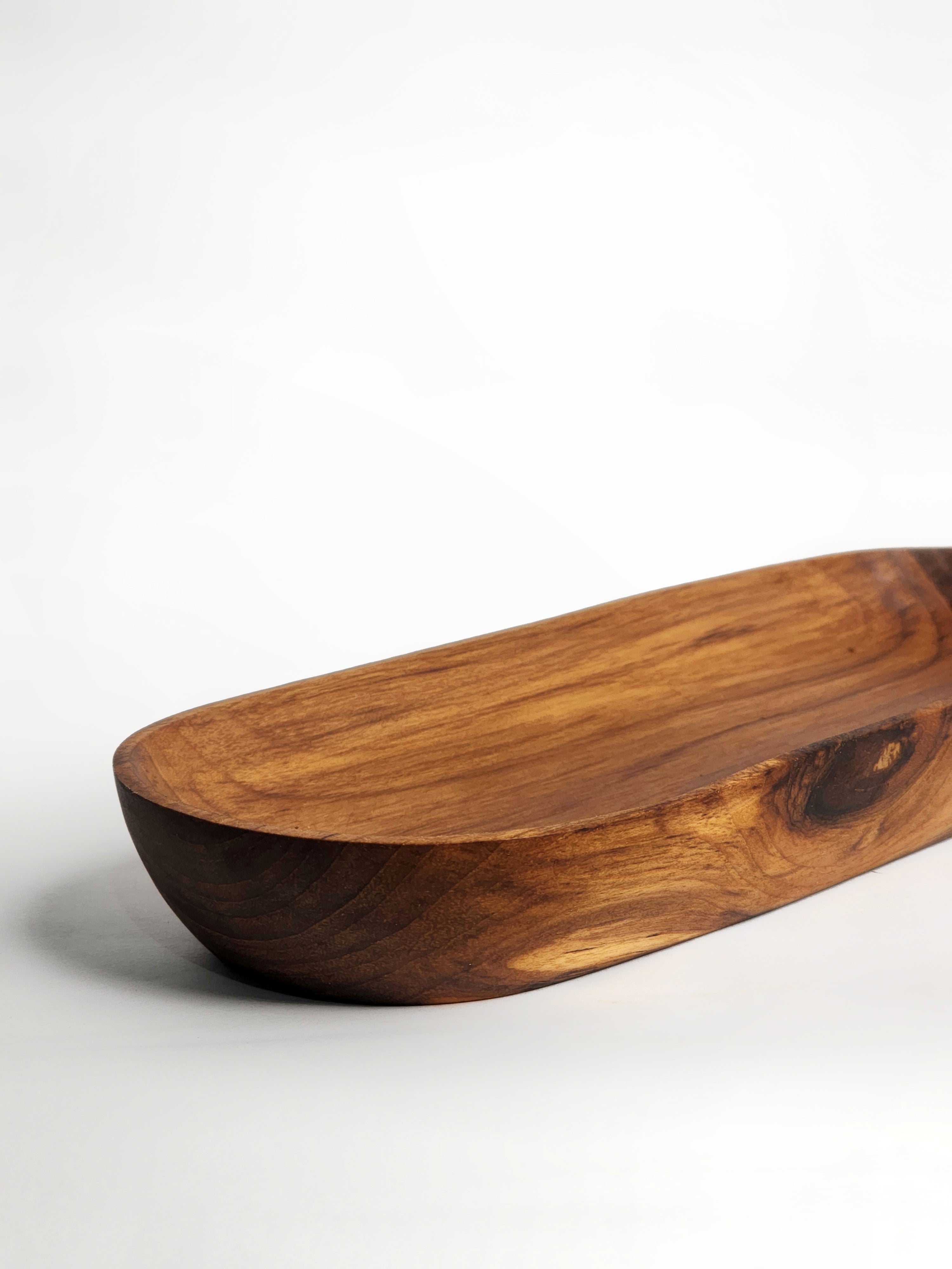 Carved Wooden Table Platter