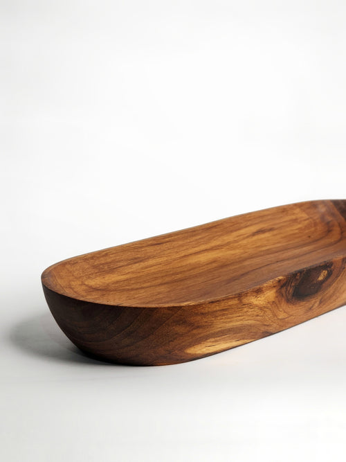 Carved Wooden Table Platter