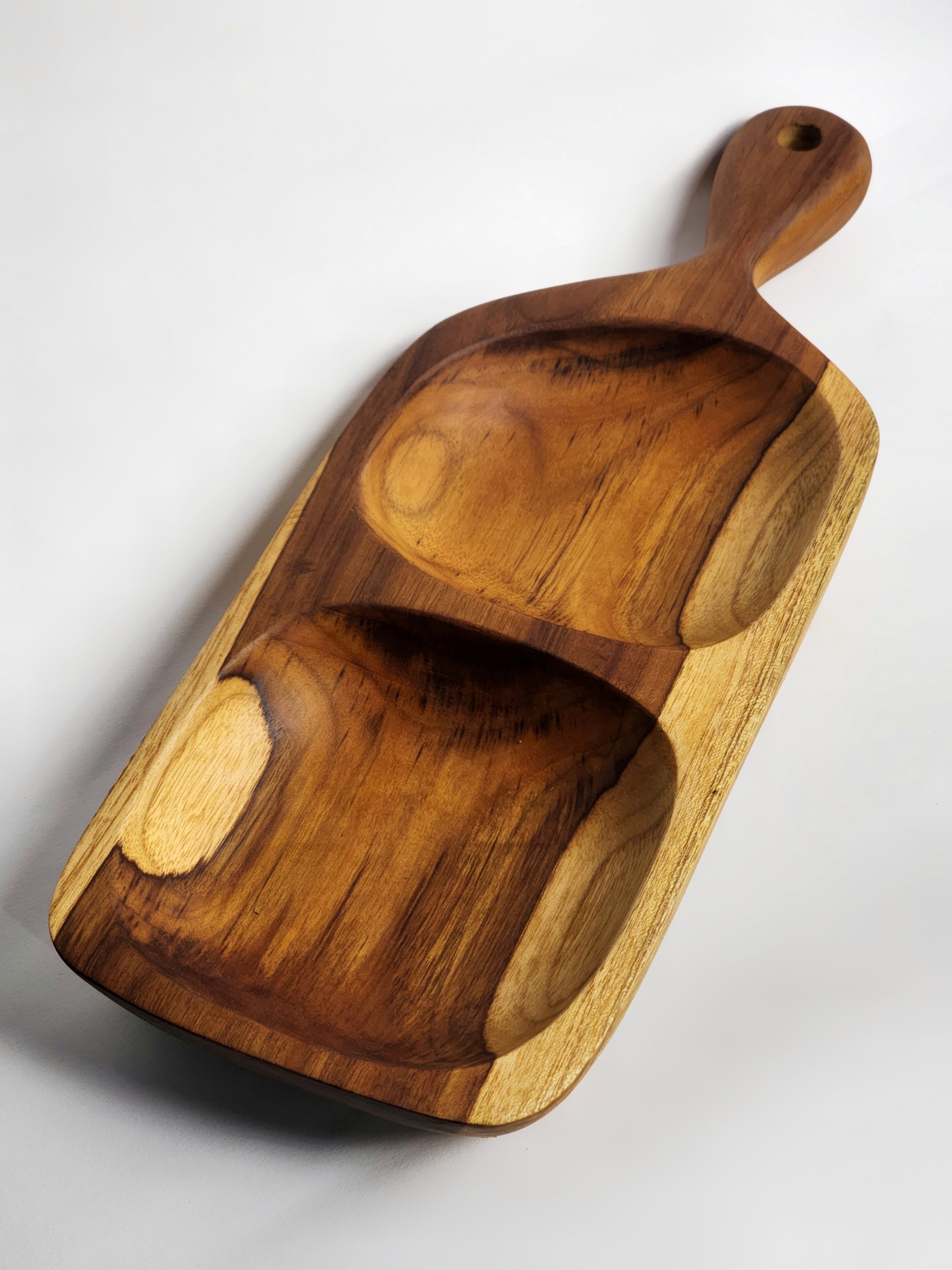Artisan Wooden Multi-Section Platter