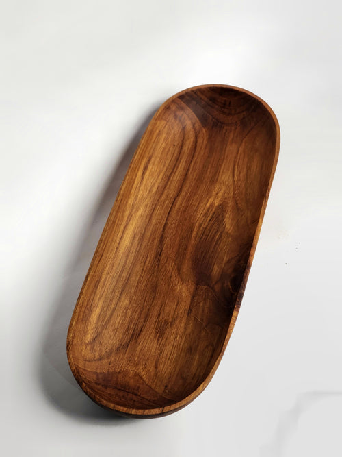 Carved Wooden Table Platter
