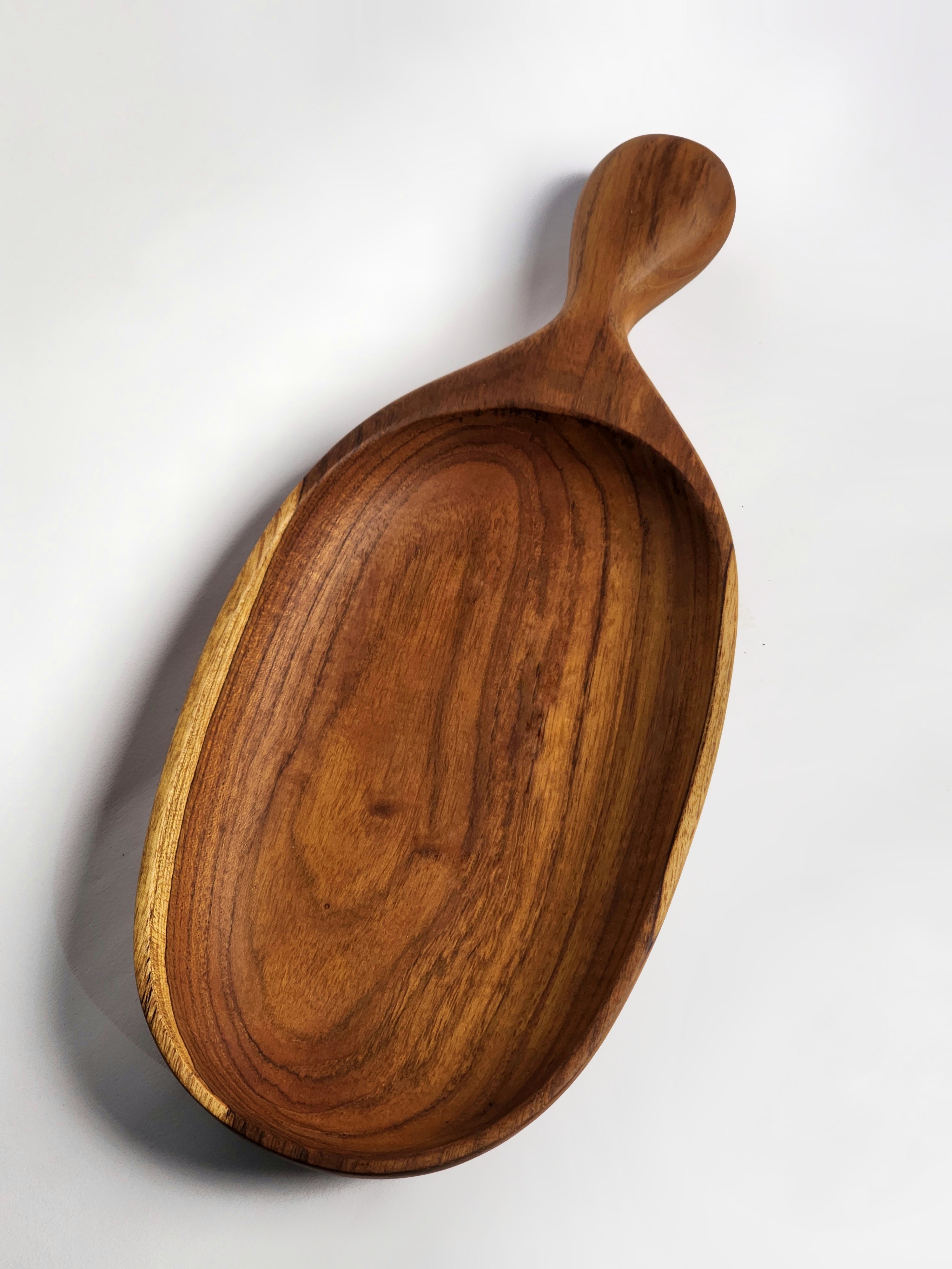 Irregular Hand-Carved Platter