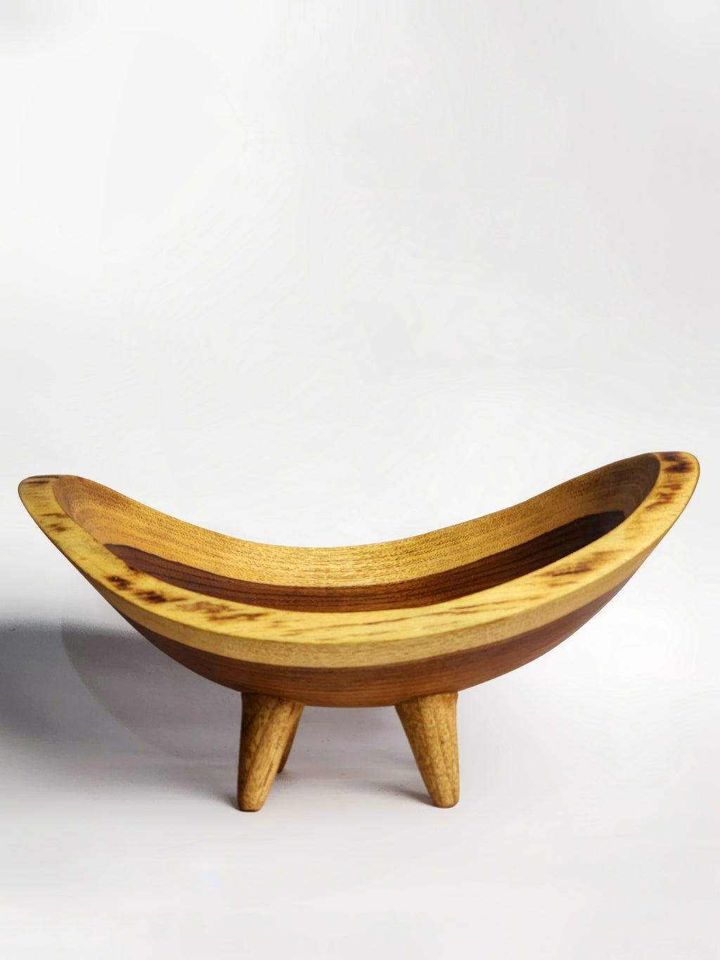 Mini Raised Wooden Fruit Bowl