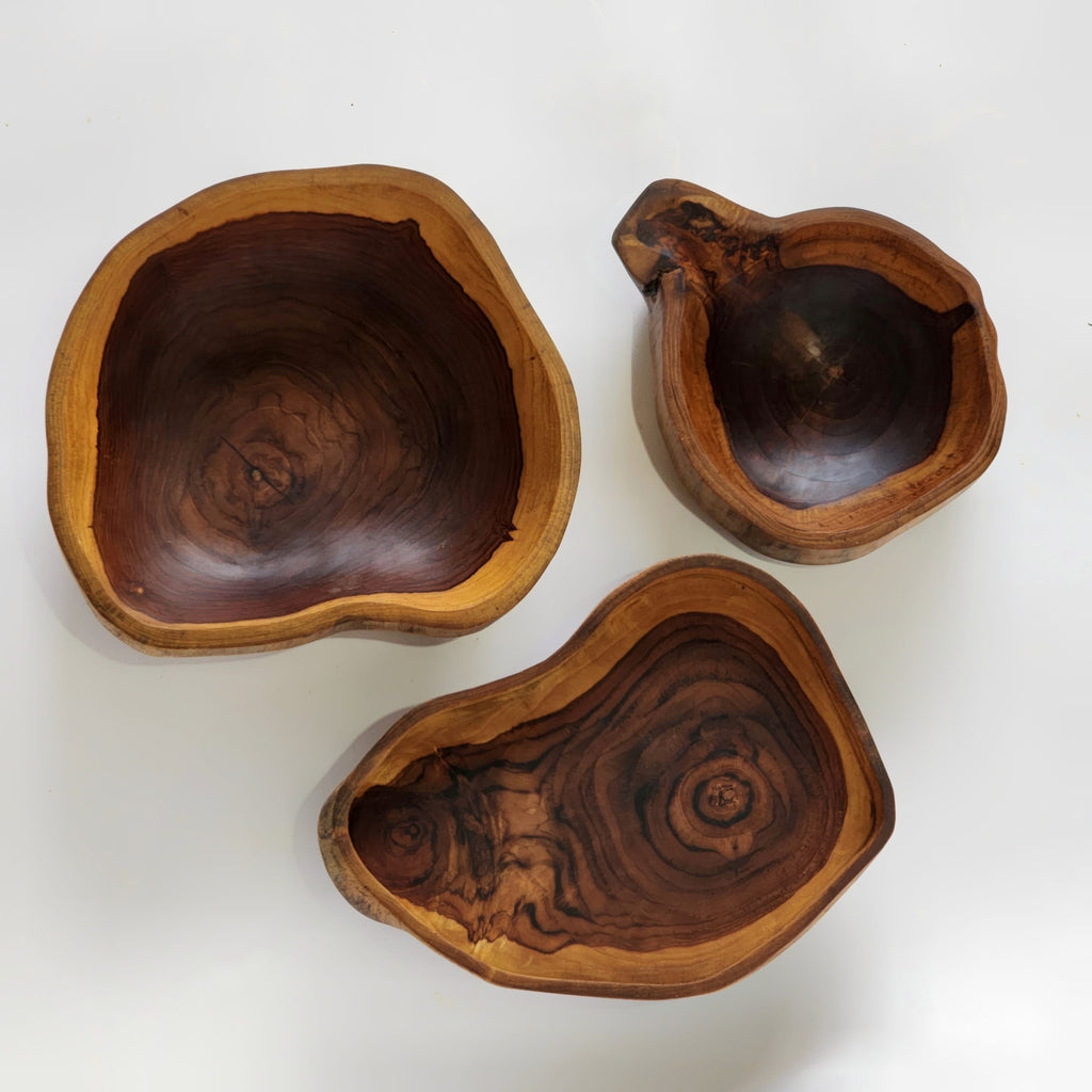 Teak Root Bowls