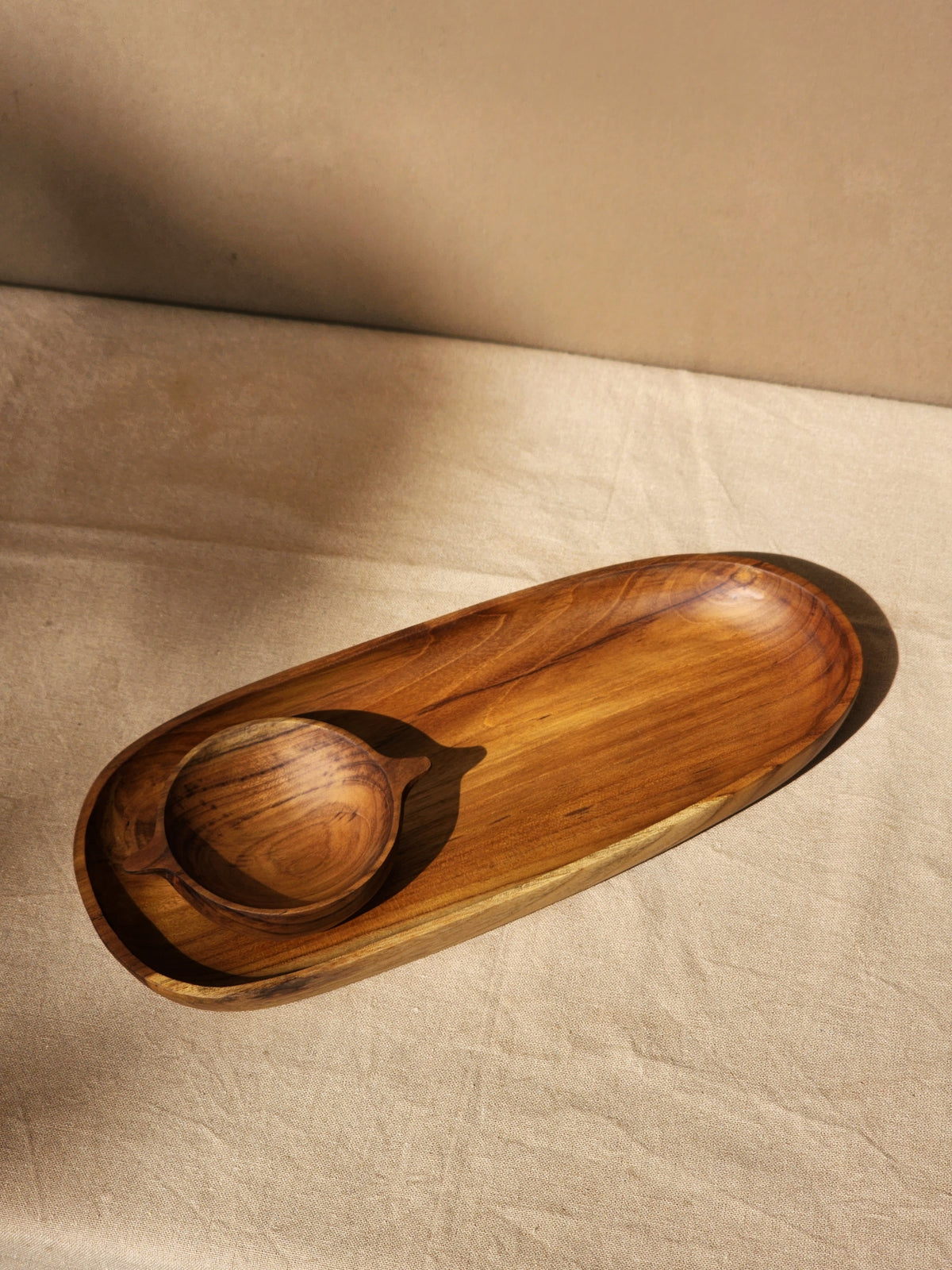 Oval Platter with Mini Bowl