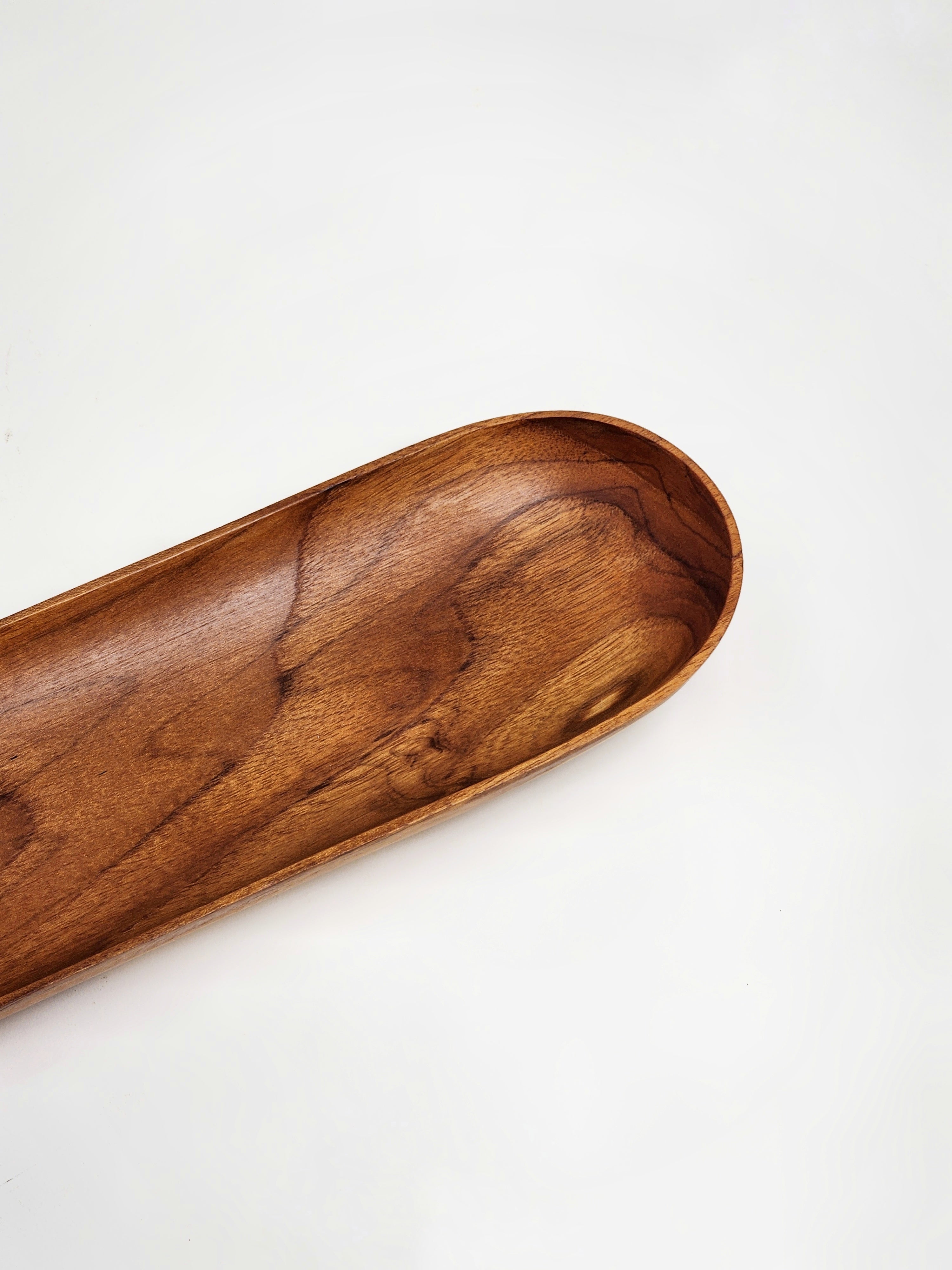 Carved Wooden Table Platter