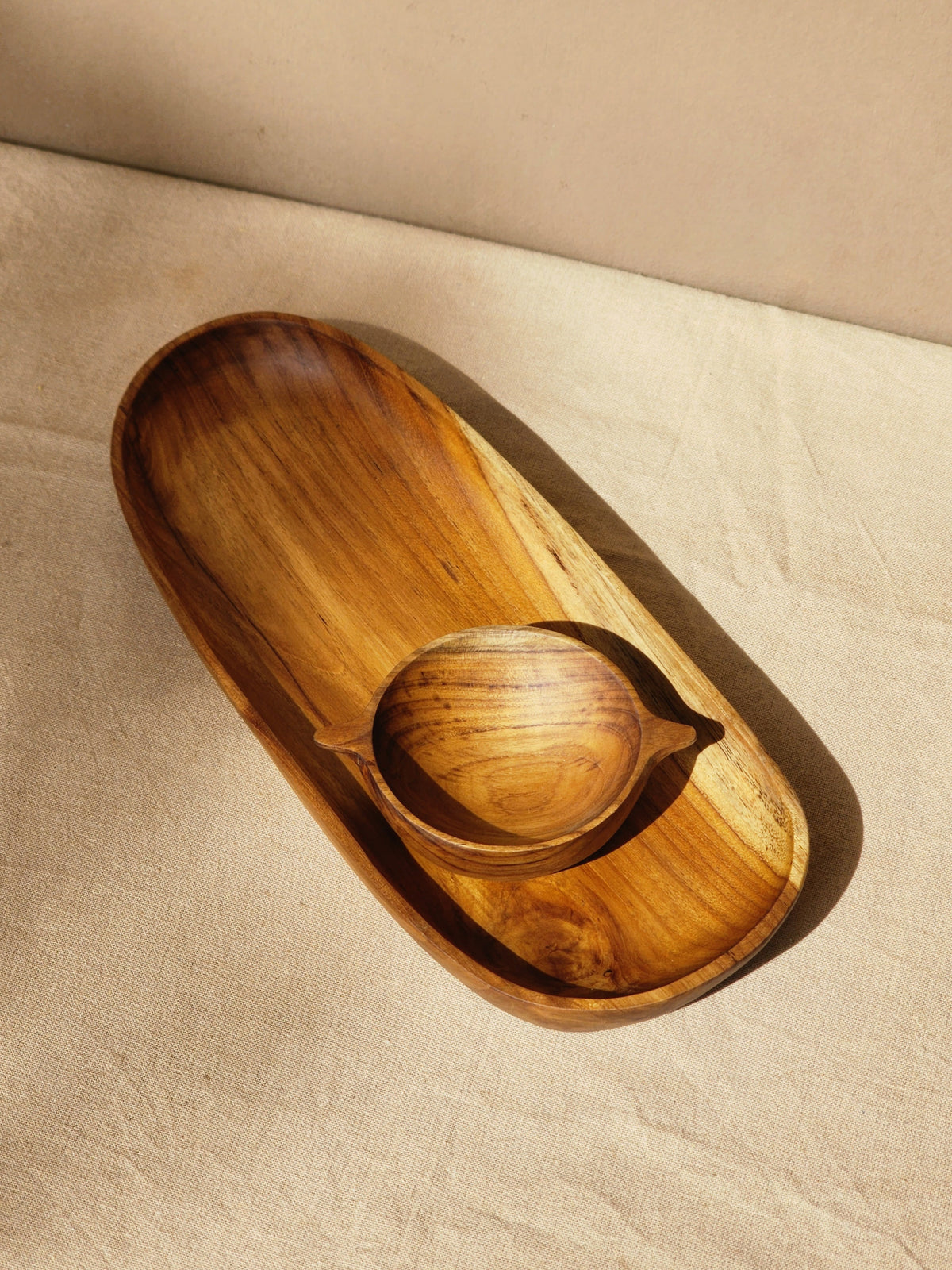 Oval Platter with Mini Bowl