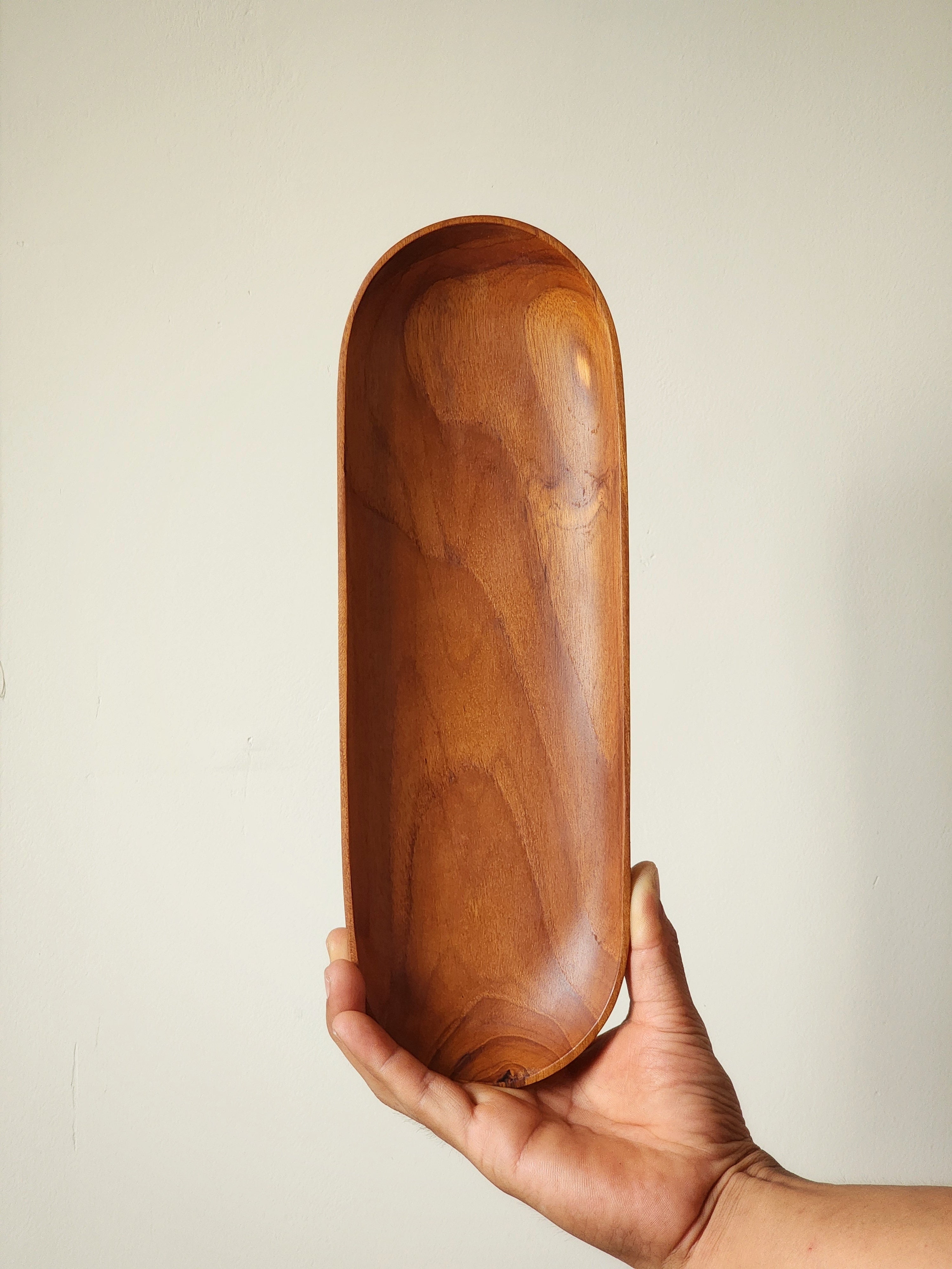 Carved Wooden Table Platter