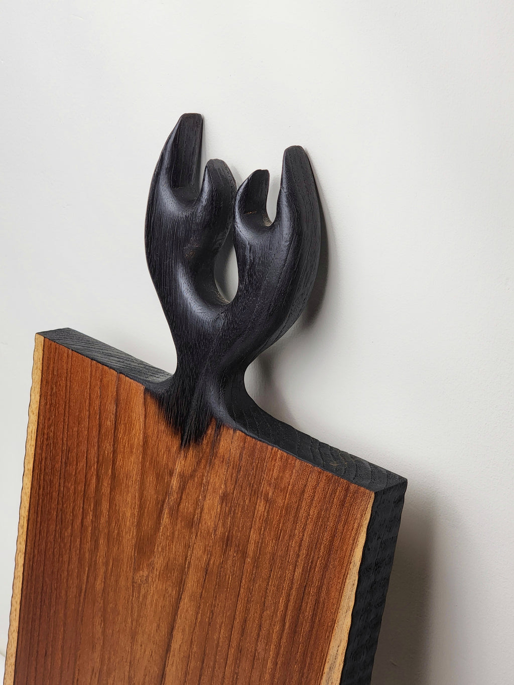 Wooden Antler Serving and Cutting Board