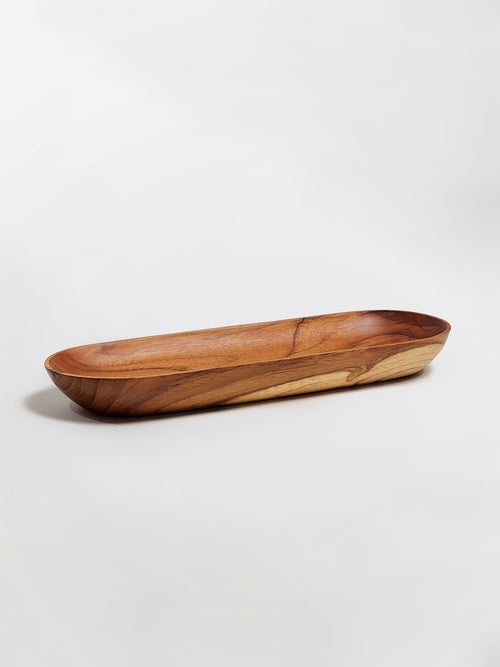 Carved Wooden Table Platter